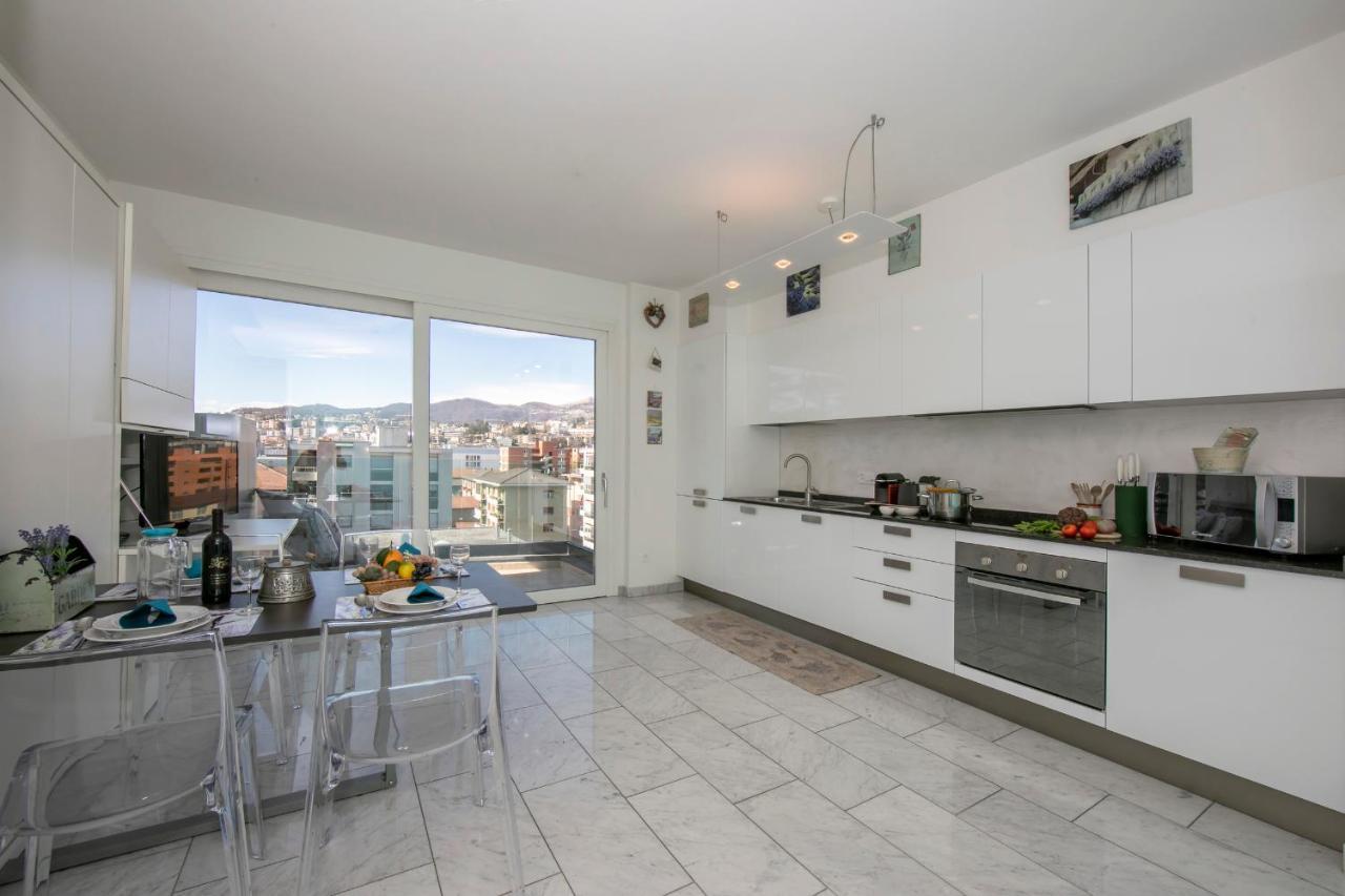 Panoramic Penthouse Apartment Lugano Exterior photo