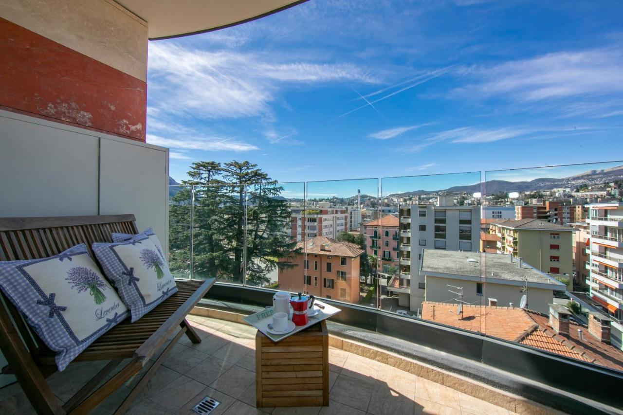 Panoramic Penthouse Apartment Lugano Exterior photo